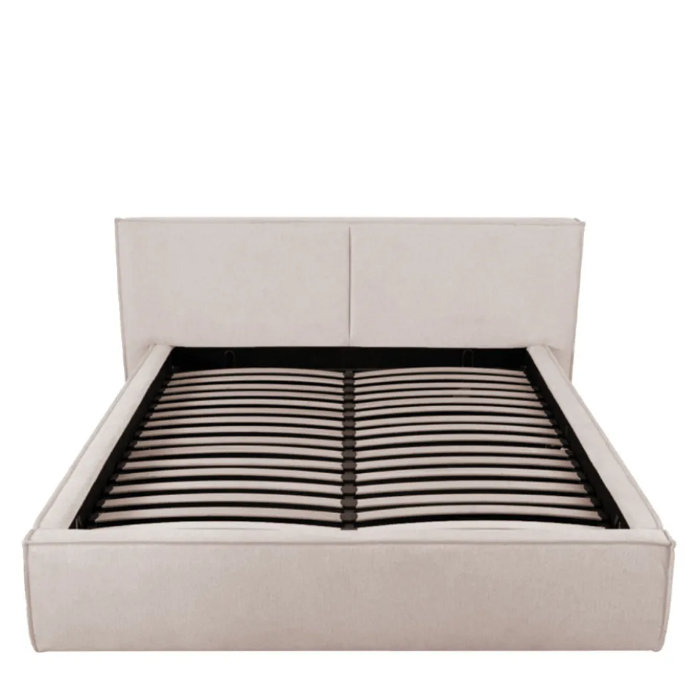 LIBERIA Lit coffre en tissu 160x200cm