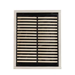 LIBERIO Lit coffre en tissu 160x200cm