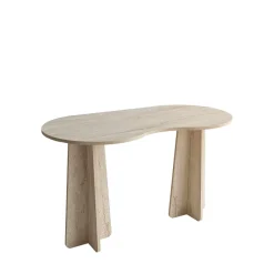 LINA Bureau effet travertin L120cm