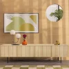 LINES Meuble TV 4 portes en bois L160cm
