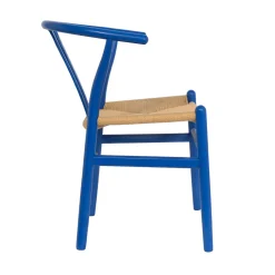 LIO Lot de 2 chaises en corde tressée et bois
