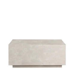 LIPANI Table basse effet marbre 90x50cm