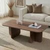 LISON Table basse rectangulaire en bois 120x60cm
