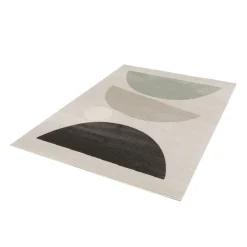 LÉO II Tapis contemporain à motif géométrique