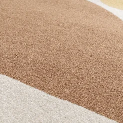 LÉO Tapis contemporain à motif géométrique