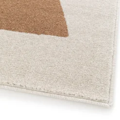LÉO Tapis contemporain à motif géométrique