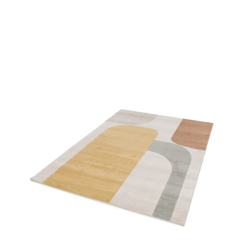 LORMA Tapis contemporain à motif géométrique