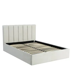 LOU Lit coffre en tissu 140x190cm