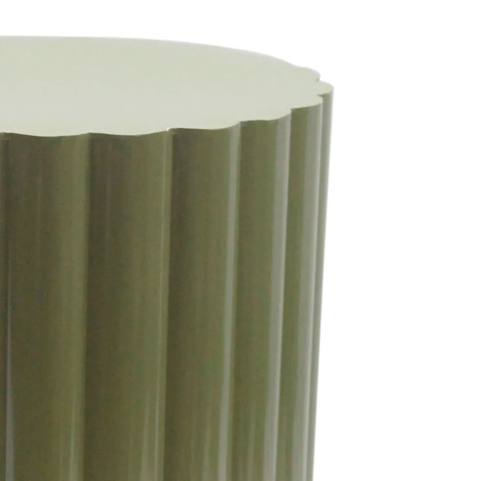 LOUISE Table d'appoint ronde en métal ø38,5cm