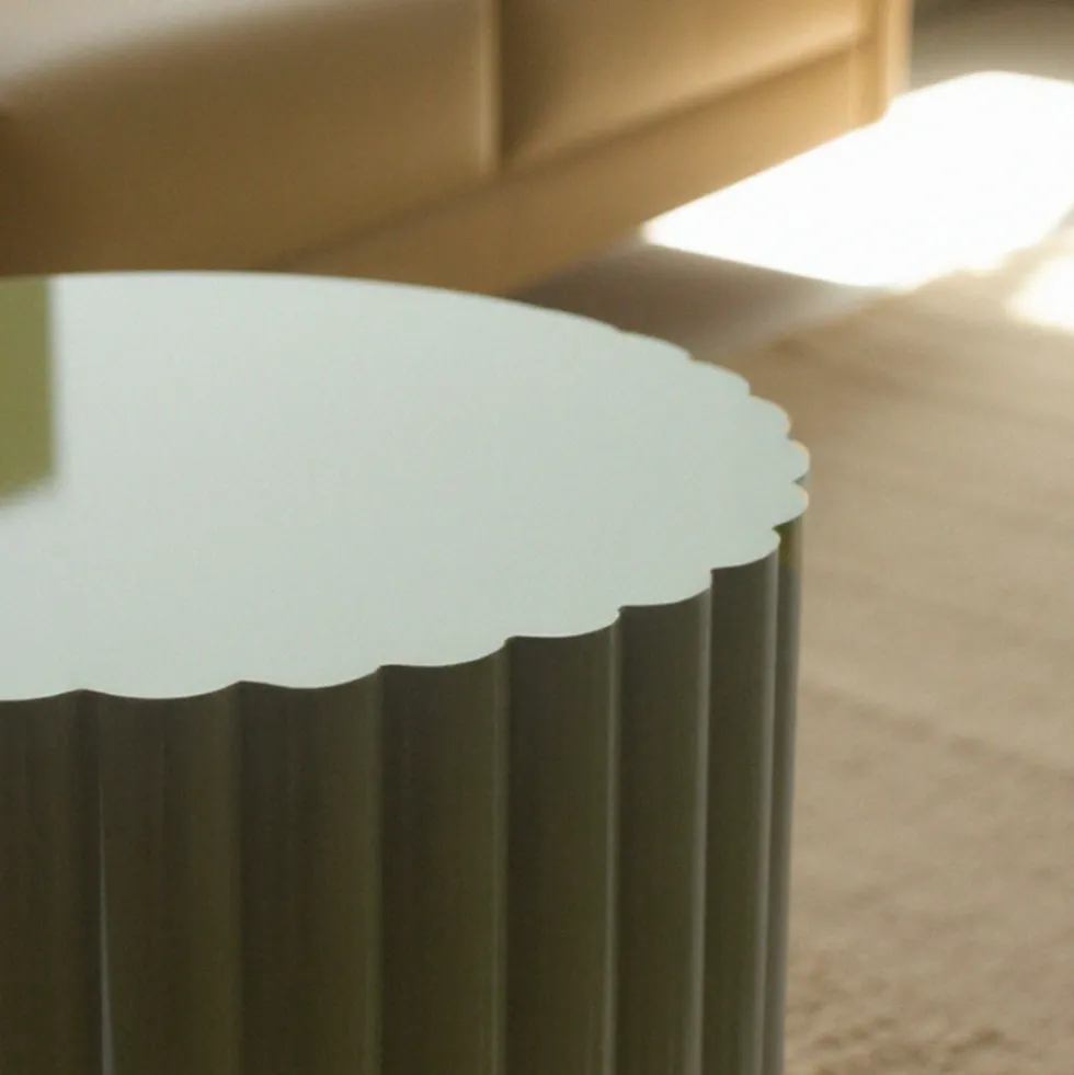 LOUISE Table d'appoint ronde en métal ø38,5cm