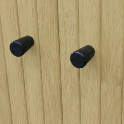 LUCIE Buffet aux portes coulissantes en bois et métal L160cm