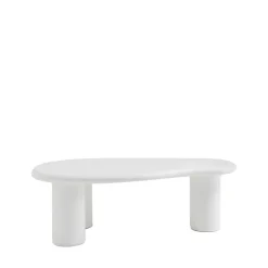 LUNA Table basse organique en fibre de ciment L120cm