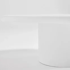 LUNA Table basse organique en fibre de ciment L80cm