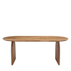 MALANG Table à manger 8 personnes en bois massif d'acacia