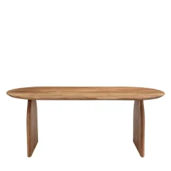 MALANG Table à manger 8 personnes en bois massif d'acacia