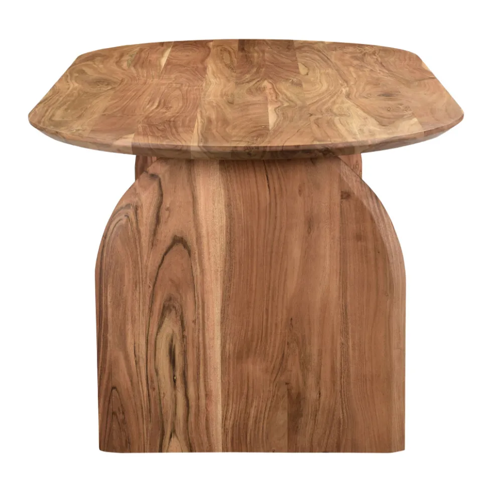 MALANG Table à manger 8 personnes en bois massif d'acacia