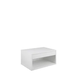 MANO Table de chevet murale 1 niche, 1 tiroir en bois