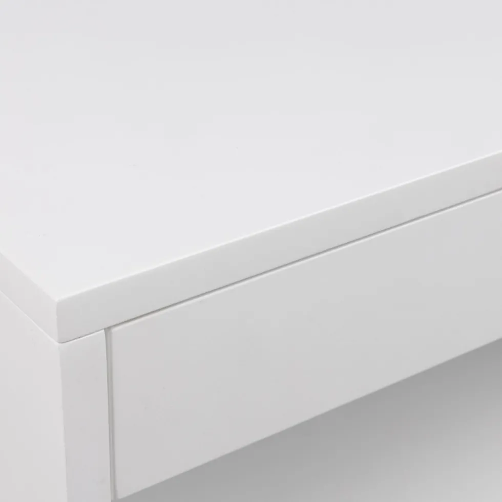 MANO Table de chevet murale 1 niche, 1 tiroir en bois