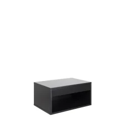 MANO Table de chevet murale 1 niche, 1 tiroir en bois
