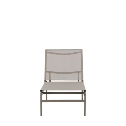 MASSIMO Chaise longue inclinable en aluminium