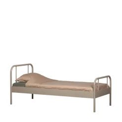 MATA Lit simple pour enfant en métal 90x200cm