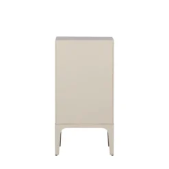 MERGE Petit meuble de rangement 4 tiroirs en bois et métal H89cm