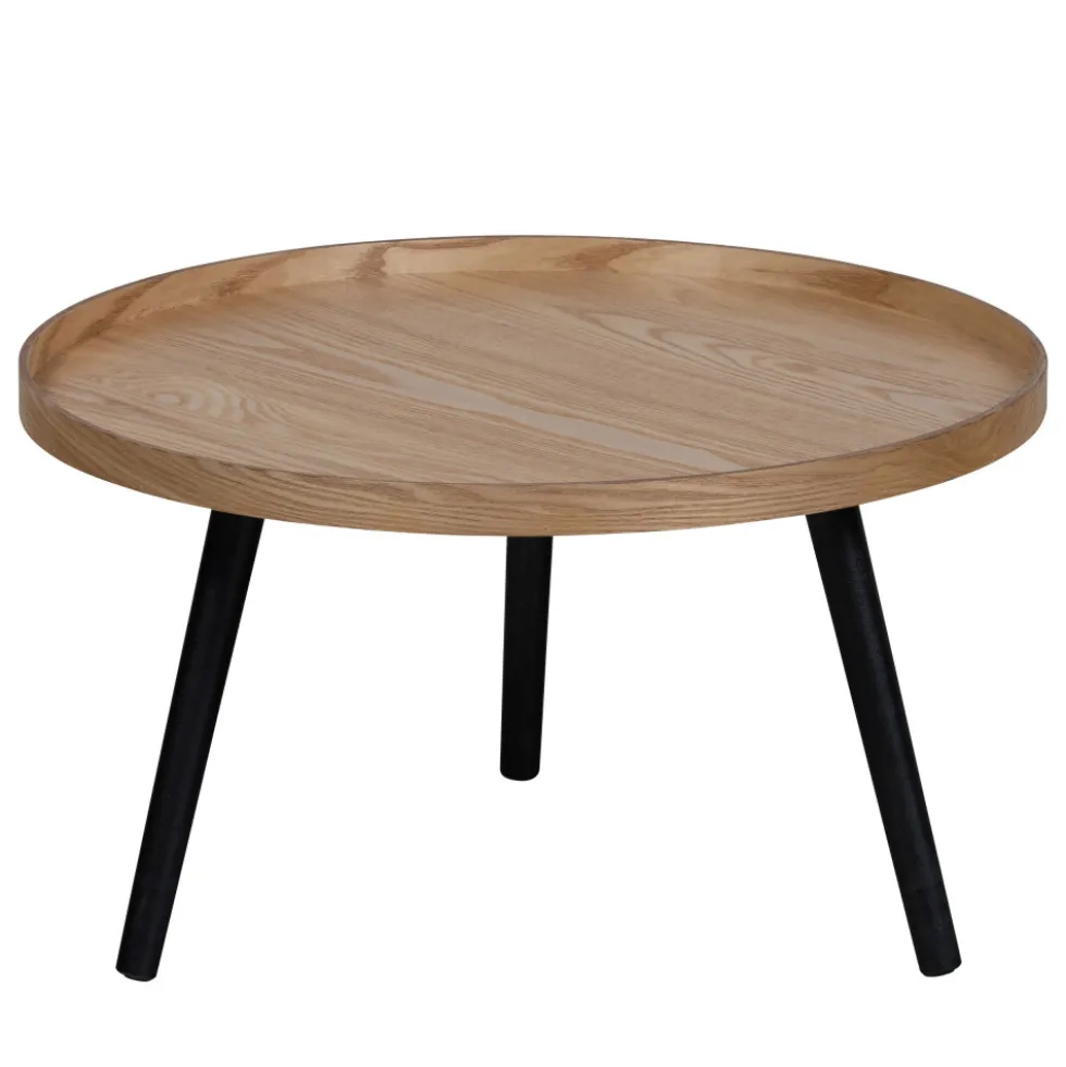 MESA Table d'appoint ronde bois ø60cm