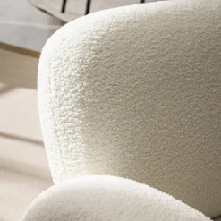 MIO Fauteuil en tissu bouclette