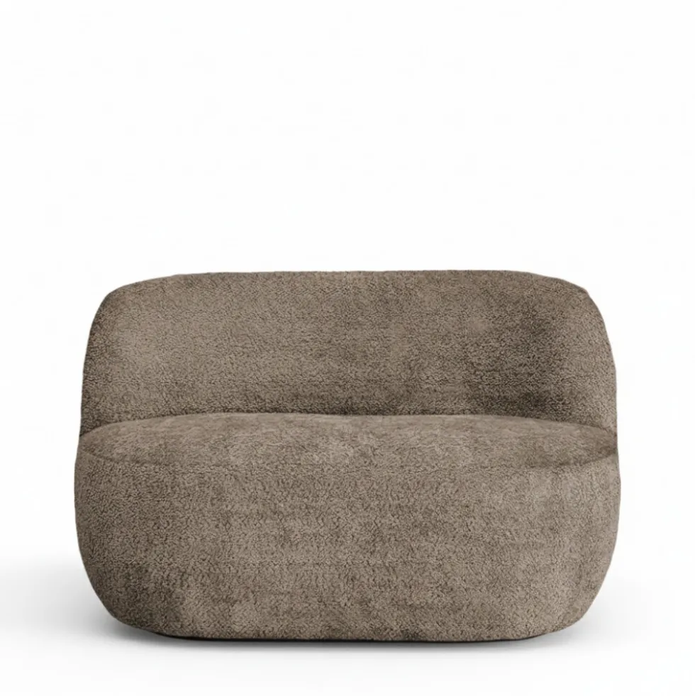MO Banquette 2 places en tissu bouclette
