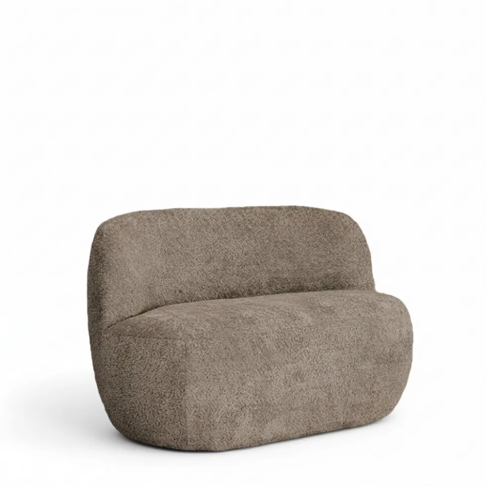MO Banquette 2 places en tissu bouclette