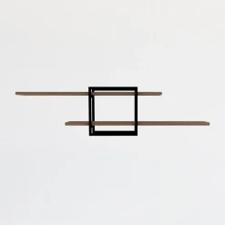 MOA Étagère murale en bois et métal L120cm