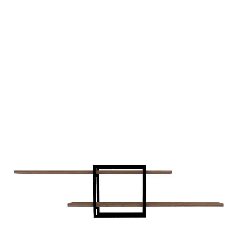 MOA Étagère murale en bois et métal L120cm