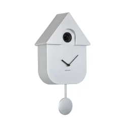 MODERN CUCKOO Horloge à pendule finition métallisée