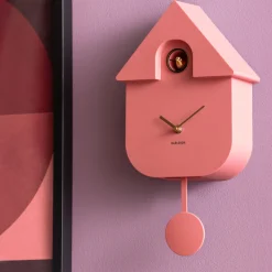 MODERN CUCKOO ORO Horloge murale en métal avec coucou