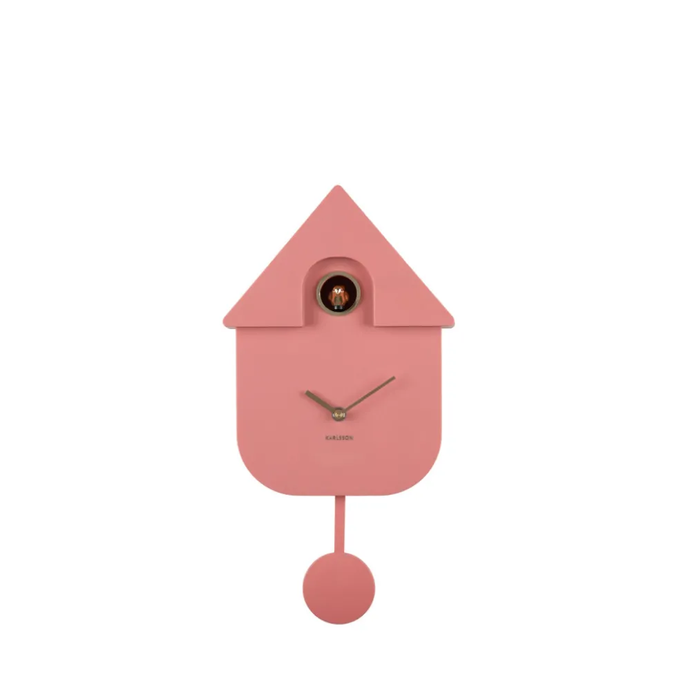 MODERN CUCKOO ORO Horloge murale en métal avec coucou