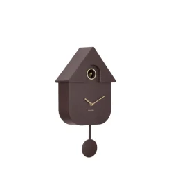MODERN CUCKOO ORO Horloge murale en métal avec coucou