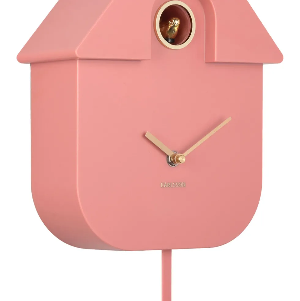 MODERN CUCKOO ORO Horloge murale en métal avec coucou