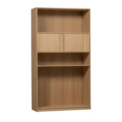 MODULAIR Bibliothèque 2 portes en bois H199cm
