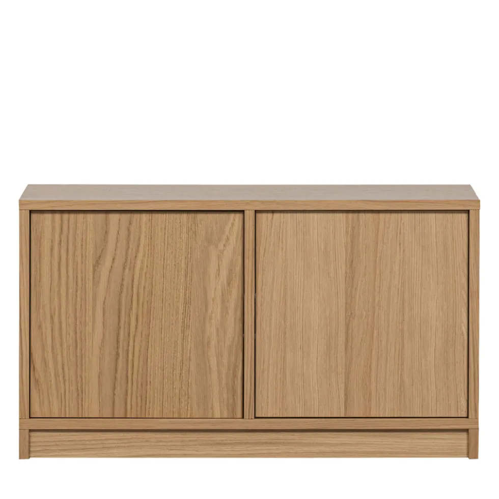 MODULAIR Meuble TV 2 portes en bois L77cm