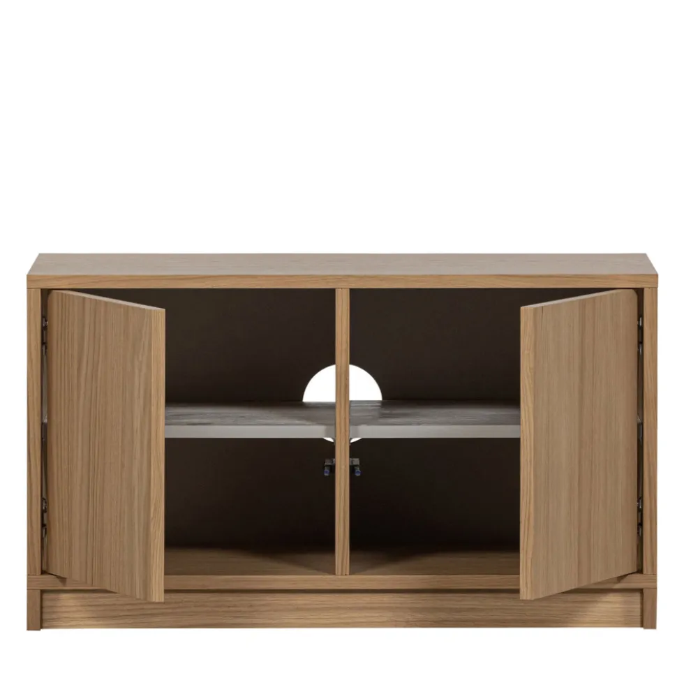 MODULAIR Meuble TV 2 portes en bois L77cm