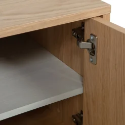 MODULAIR Meuble TV 2 portes en bois L77cm
