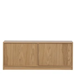 MODULAIR Meuble TV 2 portes en bois L110cm