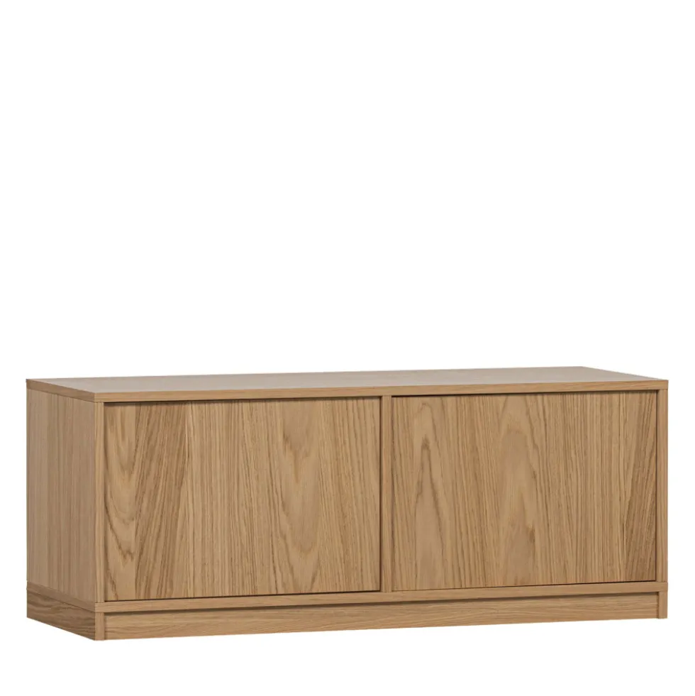 MODULAIR Meuble TV 2 portes en bois L110cm
