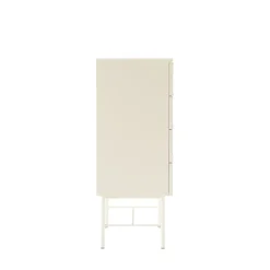 MOLLY Commode 4 tiroirs en bois et métal L79cm