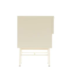 MOLLY Table de chevet 1 tiroir, 1 niche en bois et métal