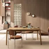 MONA Table à manger extensible 6 à 10 personnes en bois 160-205x90cm