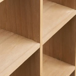 MOSS Étagère murale carrée en bois 46x46cm