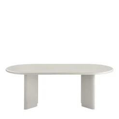 NAGANO Table à manger 10 personnes ovale en bois