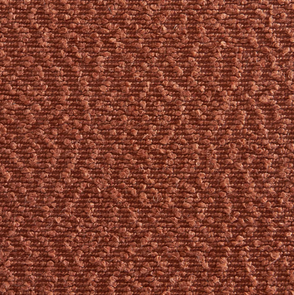 NALON Lot de 2 chaises en tissu bouclette et métal