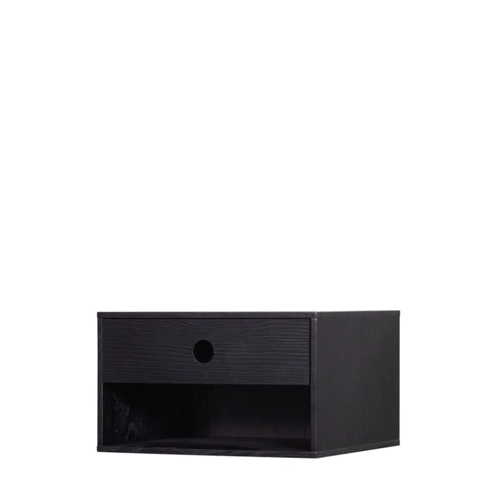 NANCY Table de chevet murale en bois